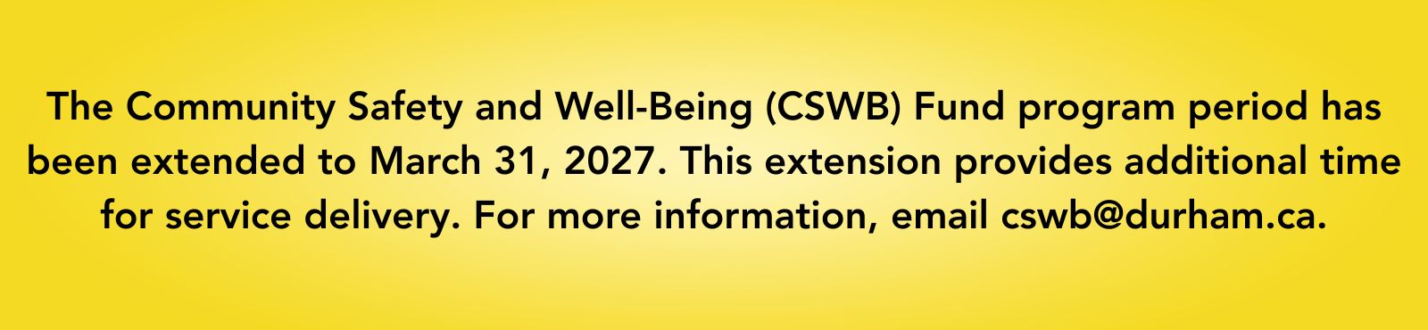 Notification of program extension from December 2026 to March 31, 2027
