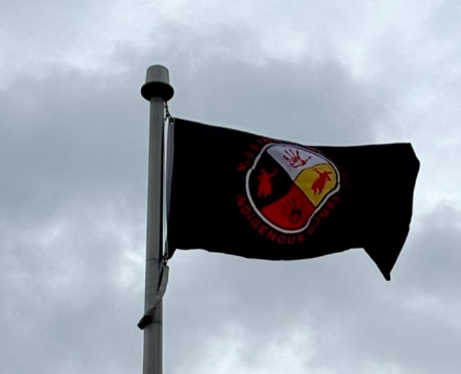 The Missing and Murdered Indigenous Women (MMIW) Flag 
