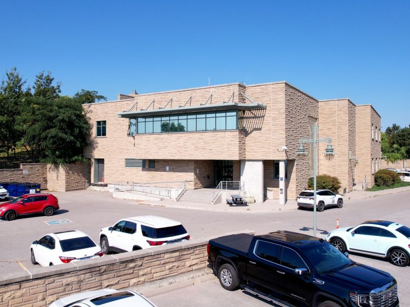 Outside of the Ajax Water Supply Plant.